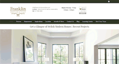 Desktop Screenshot of franklinwindowanddoor.com
